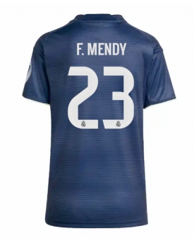 Billige Fotballdrakt Real Madrid Ferland Mendy #23 Replika Bortedrakt Dame 2025-26 Kortermet Billige Fotballdrakt Real Madrid Ferland Mendy #23 Replika Bortedrakt Dame 2025-26 Kortermet